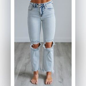 Wild Oak Boutique Rudy Risen Vintage Light Wash Women's Jeans